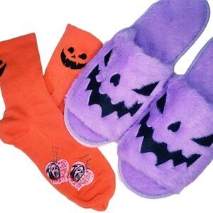 HALLOWEEN PUMPKIN SLIPPER BUNDLE